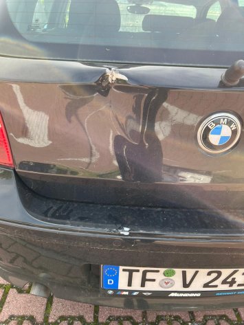 Referenzen Schadensfall an BMW vor und nach der Instandsetzung